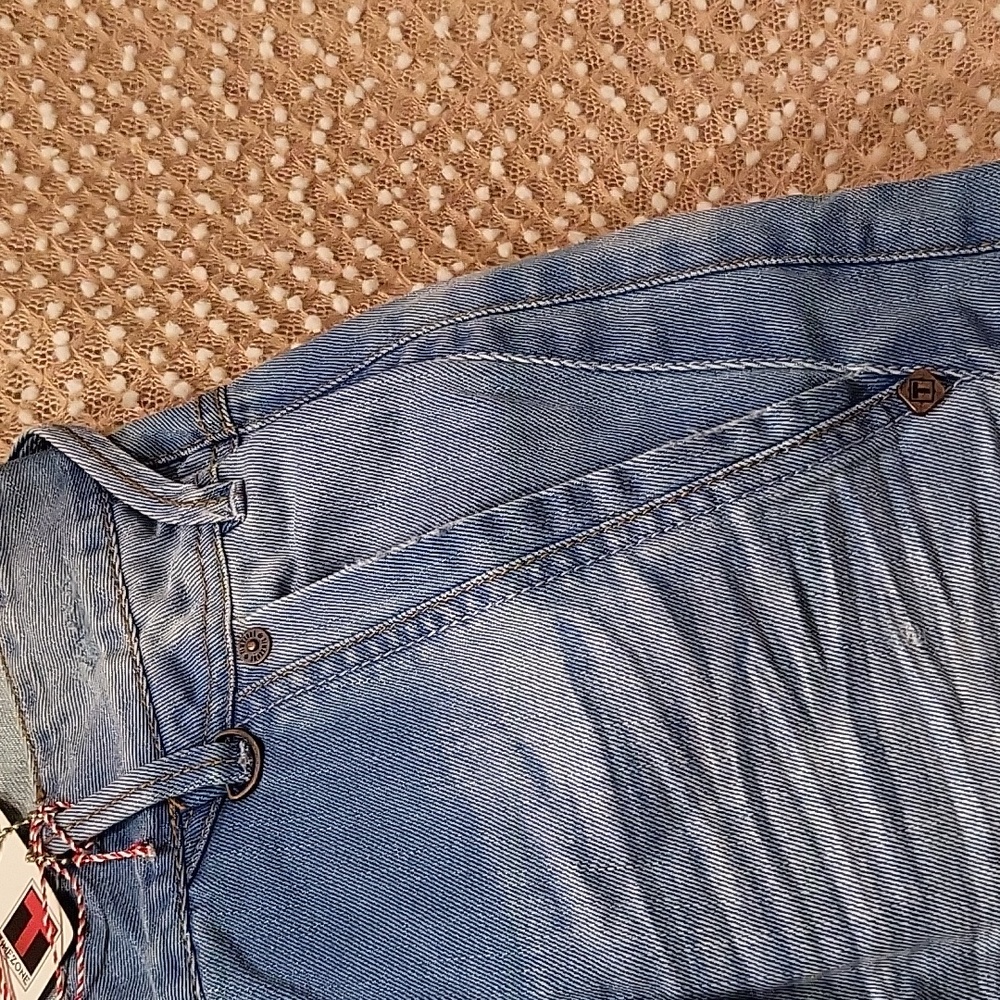 Classic Blue Straight Jeans with Natural Fading - Picture 6 of 12
